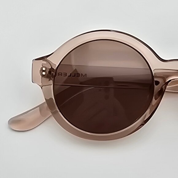Meller Eco Bashira Salt Kakao Brown Frame Polarized Brown Lens Round Sunglasses main image 12